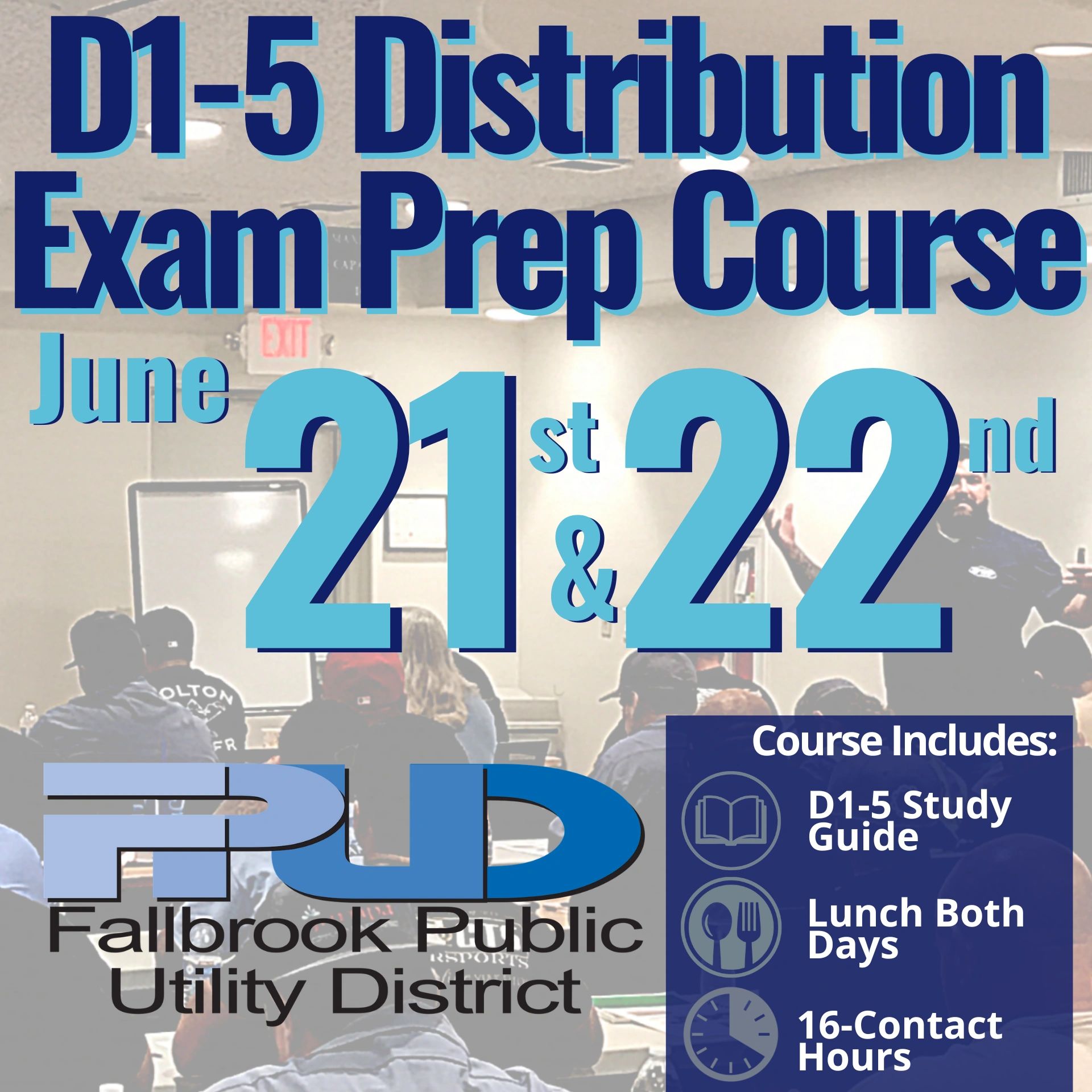 2Day Distribution Exam Prep Course Fallbrook Public Utility District